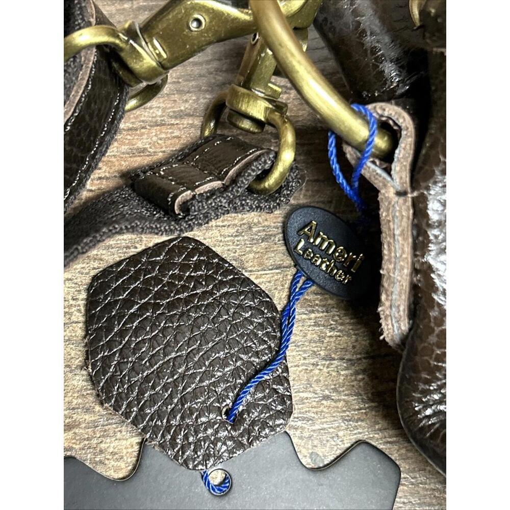 Ameri Leather Purse-Dark Brown-New With Tags-16x1… - image 3